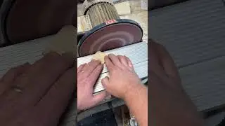 This or that… disc sander or belt sander? #woodshop #woodworker