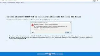 Solución a Error de Idioma y otros Errores de SQL Server (Actualización)