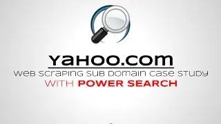 Website Scraper Software Case Study with Power Search