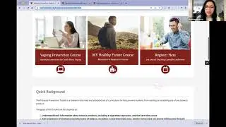 Using the Stanford Tobacco Prevention Toolkit