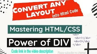 Convert Any Design to Code | Design to Code