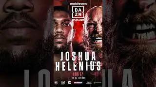 Anthony Joshua will now face replacement to Whyte - Robert HELENIUS who recently fought last week!