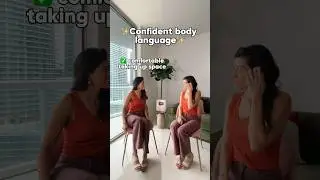 Confident body language when talking to someone #shorts #bodylanguage #confidence