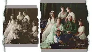Tsar Nicholas II, Emperor of Russia and family coloring tutorial | The Romanovs | History in Colour