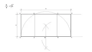 How to draw a Root Five Rectangle ▭ √5