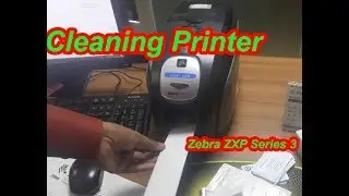 Cleaning Printer Zebra ZXP Series 3