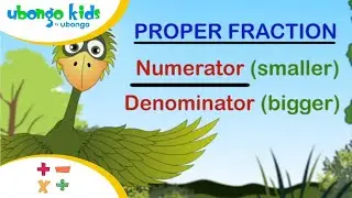 What are Proper and Improper Fractions? | At School with Ubongo Kids | African Educational Cartoons