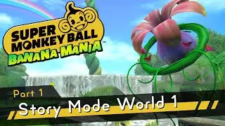 Super Monkey Ball Banana Mania PS5 [4K60 HDR] Part 1 - Story Mode World 1: Jungle Island