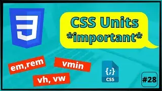 Absolute and Relative length units in CSS  | PC, VMIN, VH, REM- ALL covered #28