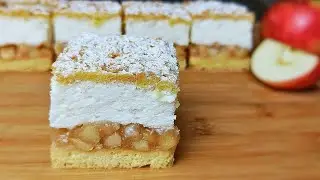 SZARLOTKA Z JOGURTOWĄ  PIANKĄ - ciasto, któremu trudno jest się oprzeć!