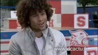 Interview Corbin Bleu in France High School Musical 2