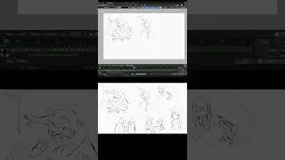 [Blender 3.4] Gesture Drawing 575 - Timelapse [Grease Pencil]