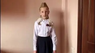 Ещё тогда нас не было на свете... 75-летию Великой Победы. Анжелика читает стихотворение