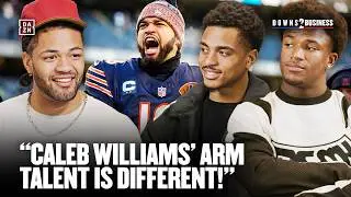 Rome Odunze Says Caleb Williams Is MORE Elusive Than Patrick Mahomes 🤯