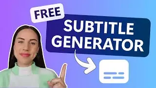 How to add subtitles to a video for FREE