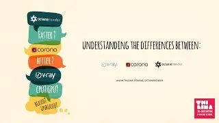 Understanding the differences between: Vray x Corona x Octane Render (ENGLISH SUBS)