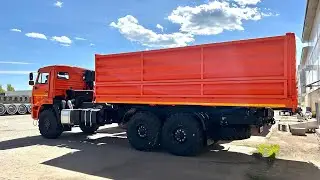 КАМАЗ 43118 САМОСВАЛ ТРЕХСТОРОННИЙ С МЕСТОМ ПОД КМУ / СпецАгроТрейд/ 4590D2