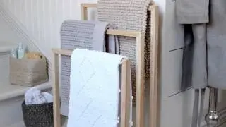 ПРОСТЫЕ СПОСОБЫ КОМПАКТНОГО ХРАНЕНИЯ ПОЛОТЕНЕЦ В ВАННОЙ