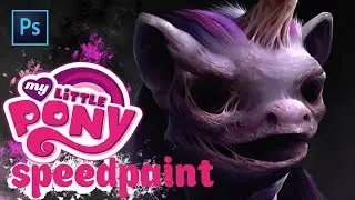 Рисуем Пони Искорку | My Little Pony - Photoshop Speedpaint art by Egor H8