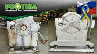 Центрифуга для ковров CATINET после ремонта компанией PROTIMA