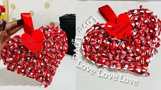 Cute DIY For Valentine's Day❤️🤩|DIY Chocolate Gift Idea🍫|Heart Shape Chocolate Gift Idea❤️🍫