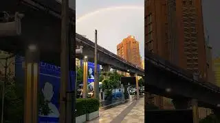 Bangkok Rainbow in August #bangkok #thailand #rainbow