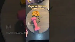 Scroll Saw Art Glue Up 💐