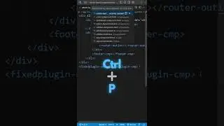 File Navigation Shortcut in VS Code
