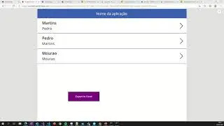 How Export Your  Data From Template Gallery To Excel in Microsoft Power Apps no Power Automate Used