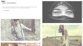 Keen - Minimalistic Photography Joomla Template        | Free Templat