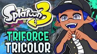 Splatoon 3 Zelda Splatfest TRICOLOR STAGE!! (No Commentary)