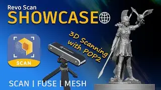 Scan | Fuse | Mesh | Athena Sculpture  - Revopoint POP2 Showcase