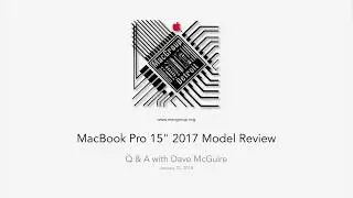 MacGroup-Detroit January 21, 2018 Meeting: Question & Answer
