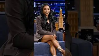 Simone Biles A Guest At Jimmy Fallon Tonight Show