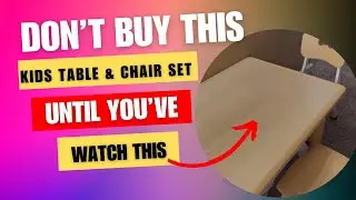 TABLE AND CHAIR SET FOR KIDS