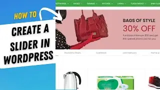 How to Create a Slider in WordPress (Add Ecommerce Slider on Homepage)
