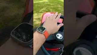 Saturday Session with Kubo! Chopping down the grass, one blade at a time…