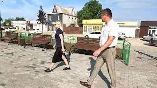 В Оленевке благоустроили общественную территорию