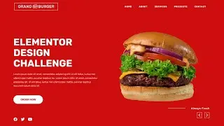 Design Cool Hero Section - Elementor Design Challenge | elementor tips and tricks