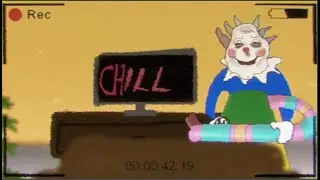 happy clown scene. original scene.