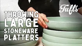 Throwing a large serving platter