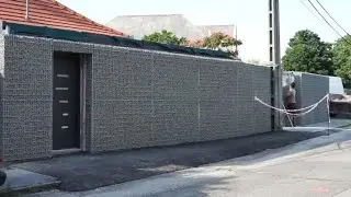 Taking fencing to a new Level #construction #fencewall #shorts #shortvideo
