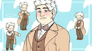 Good Omens Boba Date [animation meme] UNFINISHED