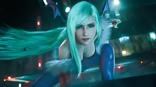 Tifa Cosplaying Morrigan Aensland - FINAL FANTASY 7 REMAKE
