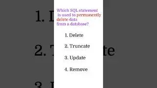 SQL Quiz | Oracle SQL Quiz | SQL interview questions and answers