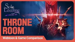 [Solo Leveling:ARISE] Webtoon & Game Comparison: Throne Room