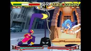 Vampire Savior Hitbox Viewer: Lei-Lei and Felicia