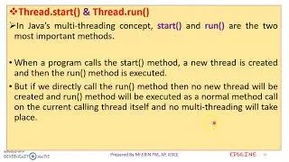 JAVA - MODULE 4 - TOPIC 11 - CREATING THREAD