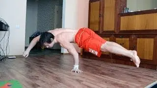N1K One handed full planche \ Тренировка горизонта на одной руке