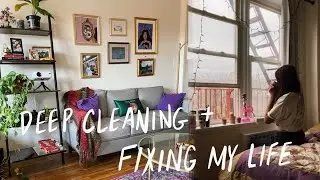 spring cleaning my nyc apartment + getting my life together while dealing with burnout